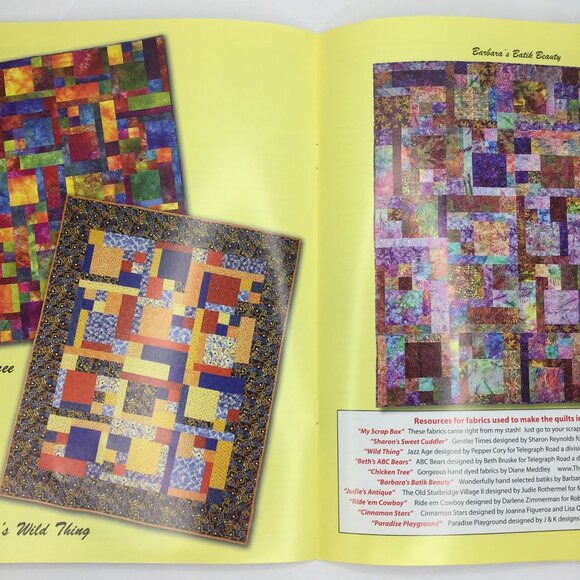 2005 Turning Twenty... Again Quilt Book 2 Tricia Cribbs Fabric Combinations - Picture 7 of 8
